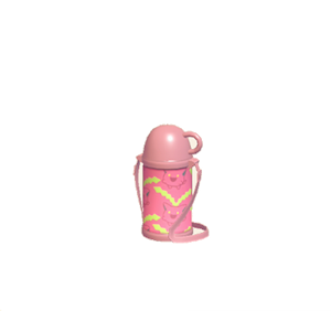 Pink Hoppip water bottle