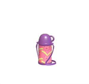 Purple Hoppip water bottle