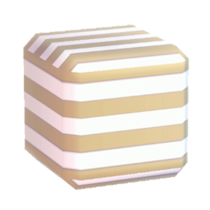 Brown Horizontal-stripe print