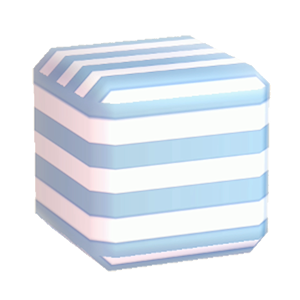 Blue Horizontal-stripe print