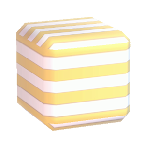 Yellow Horizontal-stripe print