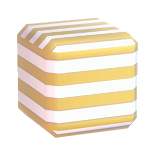 Orange Horizontal-stripe print