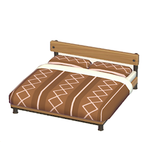 Brown Industrial bed