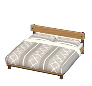 White Industrial bed