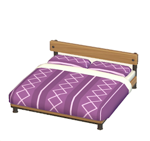 Purple Industrial bed