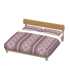 Gray Industrial bed
