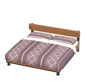 Brown Industrial bed