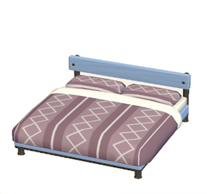 Cyan Industrial bed