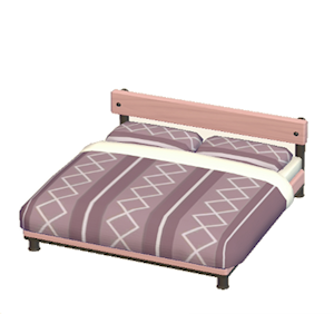 Pink Industrial bed