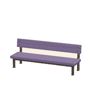 Plum Industrial bench