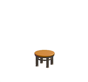 Orange Industrial chair