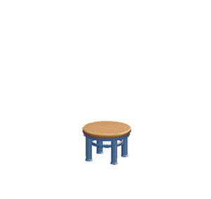 Blue Industrial chair