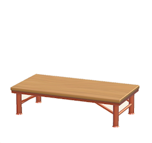 Red Industrial desk