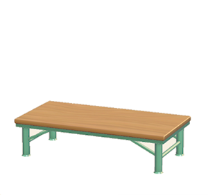 Aquamarine Industrial desk
