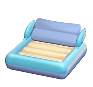 Cyan Inflatable boat