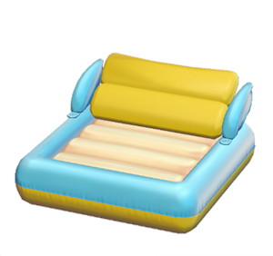 Yellow Inflatable boat