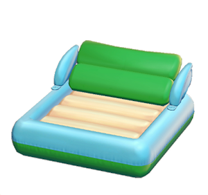 Green Inflatable boat
