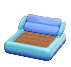 Brown Inflatable boat