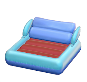 Red Inflatable boat