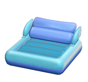 Blue Inflatable boat