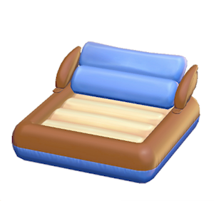 Brown Inflatable boat