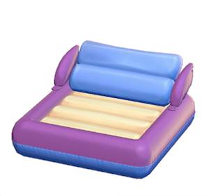 Purple Inflatable boat