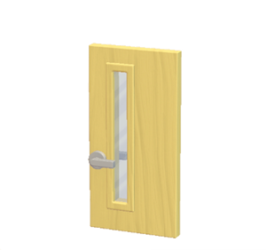 Yellow Interior door