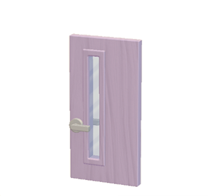 Purple Interior door