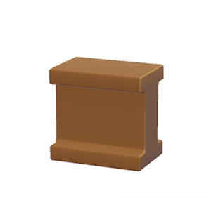 Brown Iron beam