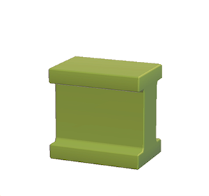 Lime Iron beam