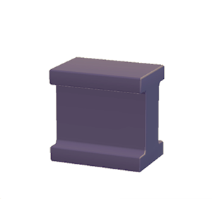Plum Iron beam