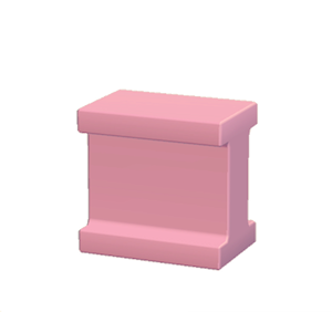 Pink Iron beam