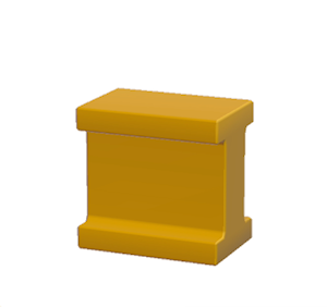 Yellow Iron beam