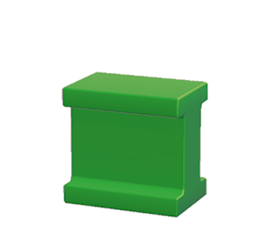 Green Iron beam