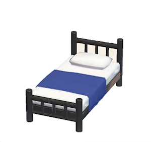 Navy Iron bed