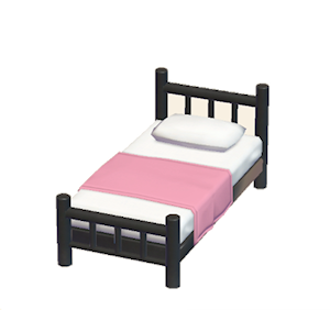 Pink Iron bed