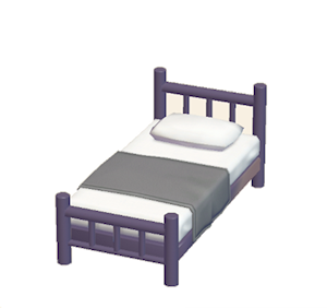 Plum Iron bed