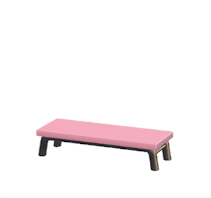 Pink Iron bench