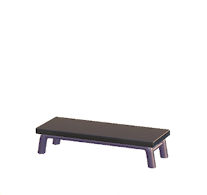 Plum Iron bench