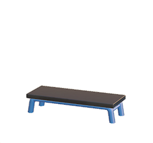 Blue Iron bench