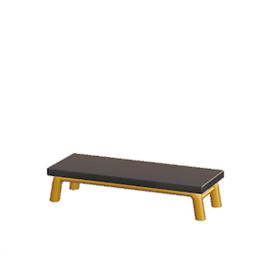 Yellow Iron bench