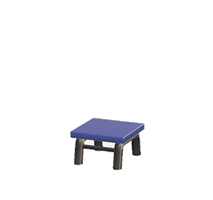 Navy Iron chair