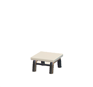 White Iron chair