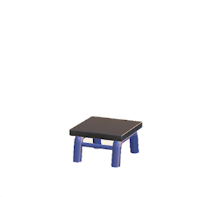 Navy Iron chair