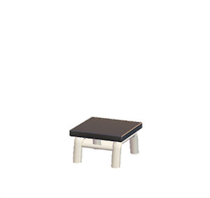White Iron chair