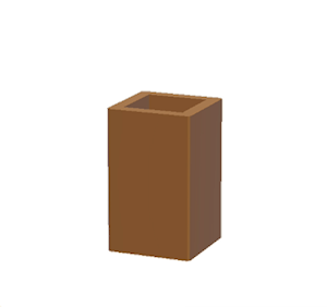Brown Iron column