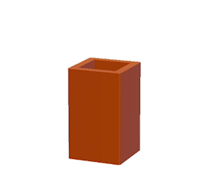 Red Iron column