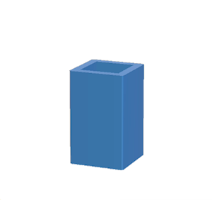 Blue Iron column