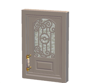 Beige Iron door
