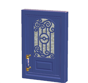 Navy Iron door